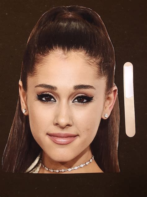 Ariana Grande Face Template